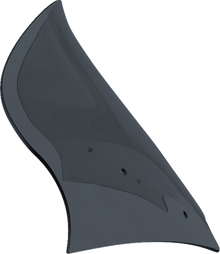 KLOCK WERKS Flare™ Windshield - 13-1/2" - Dark Smoke - FLTRX KWW-01-0704-DS