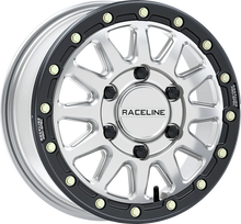 RACELINE WHEELS Wheel - Alpha - Front/Rear - Hyper Silver/with Black Ring - 15x6.5 - 6/139.7 - +74 mm A14SB-56560+74