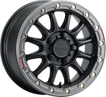 RACELINE WHEELS Wheel - Alpha - Front/Rear - Black/with Gun Metal Ring - 17x7 - 4/156 - +25 mm A14BG-77056+25