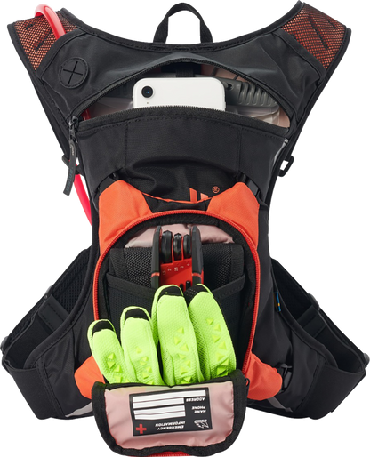 USWE Moto Hydration Pack - 3L - Factory Orange/Black 5203090038