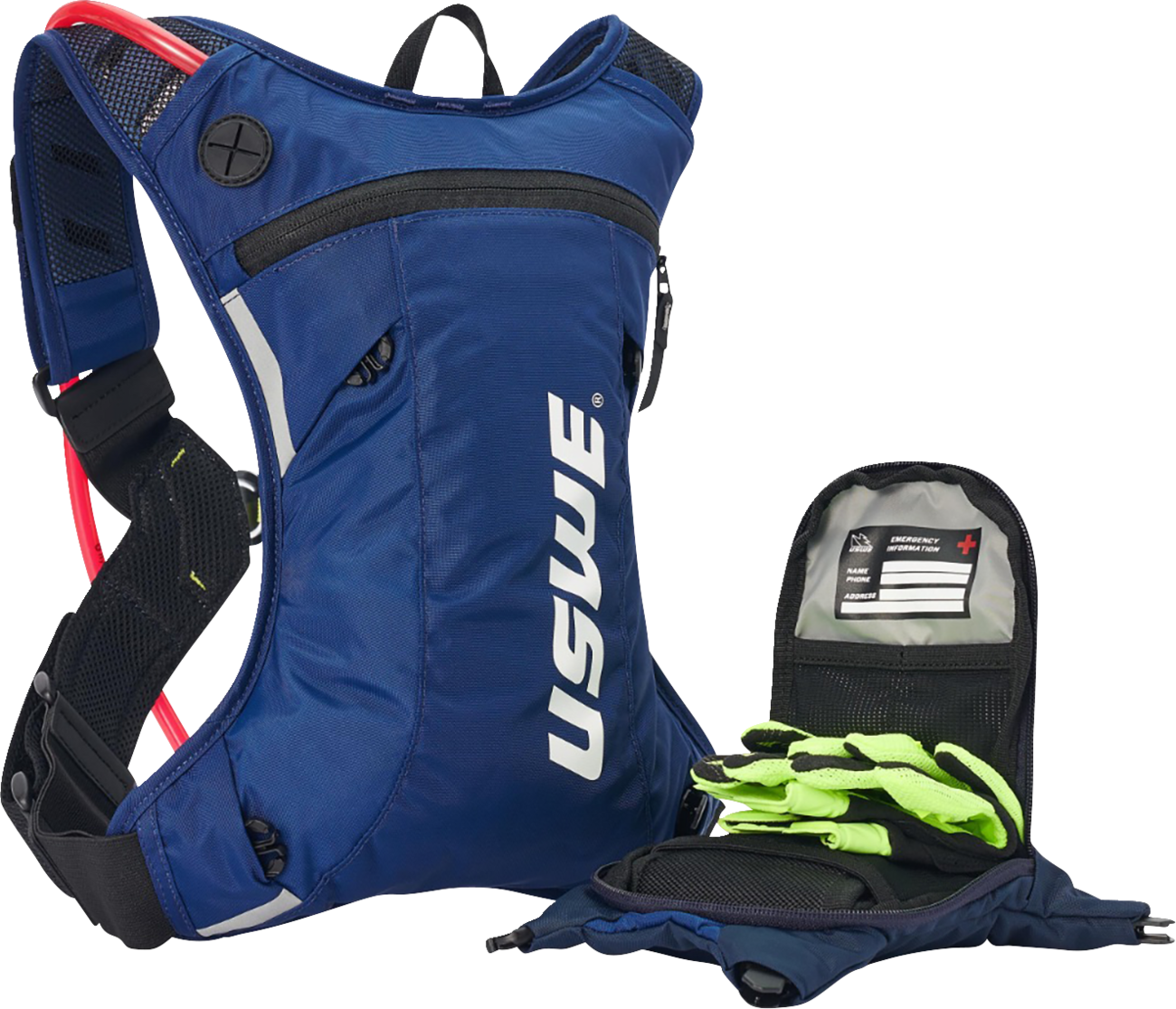 USWE Moto Hydration Pack - 3L - Factory Blue 5203090039