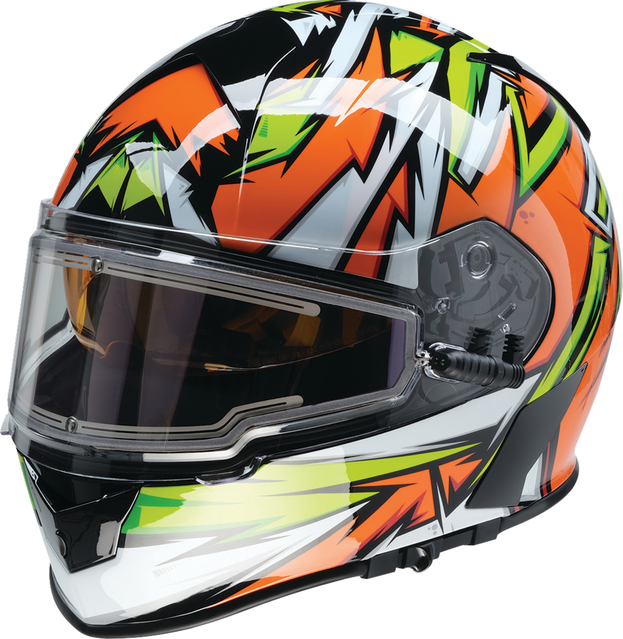Z1R Warrant Snow Helmet - Neuron - Orange/Green - Small 0101-17224