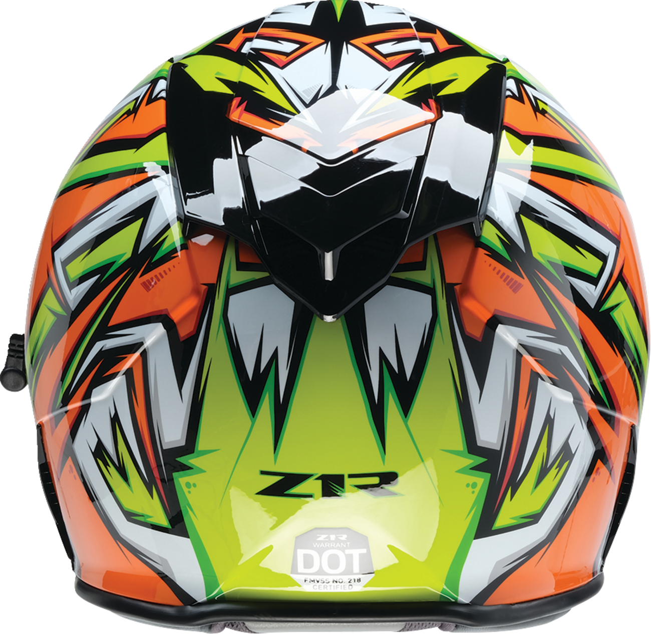 Z1R Warrant Snow Helmet - Neuron - Orange/Green - Medium 0101-17225