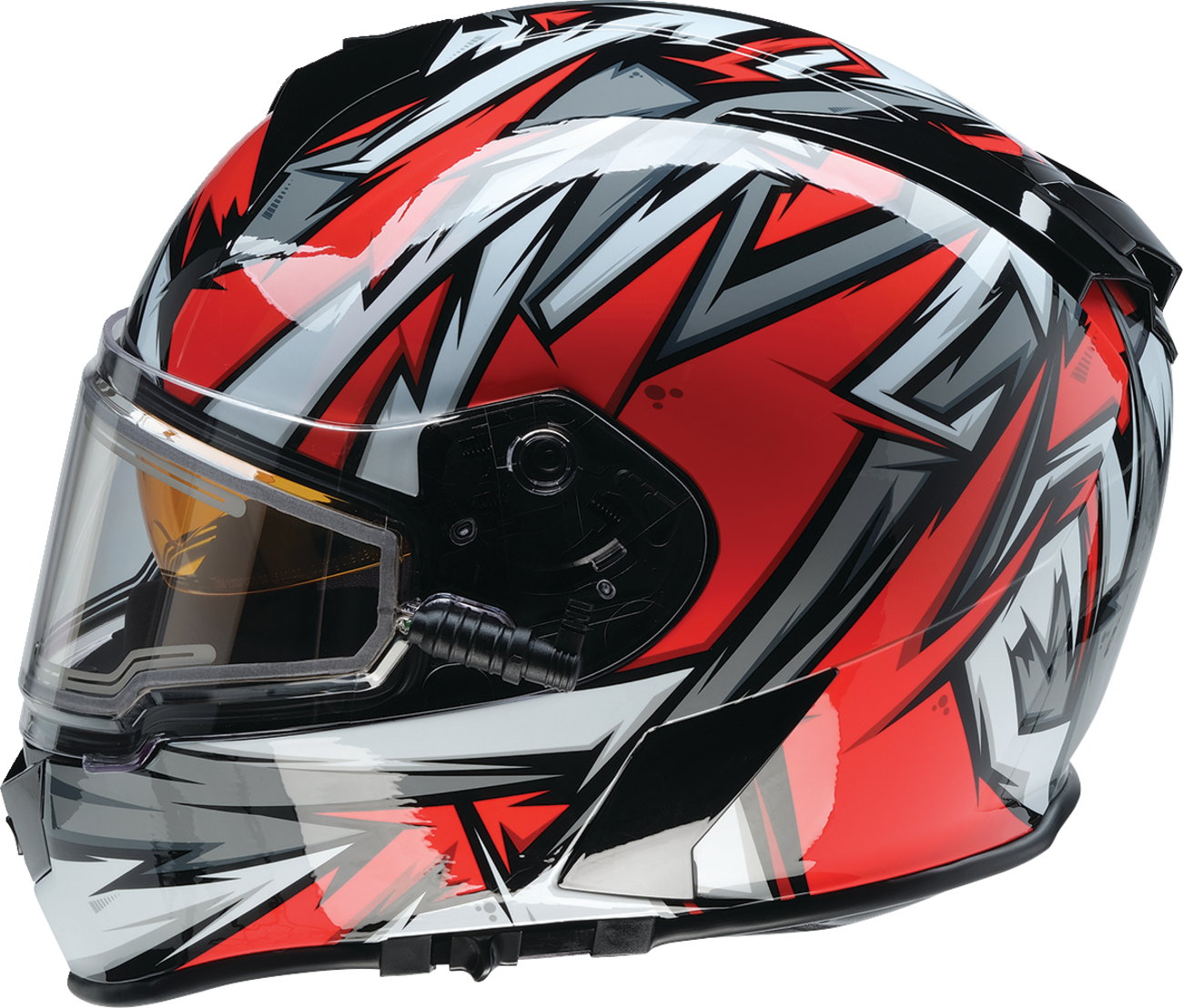 Z1R Warrant Snow Helmet - Neuron - Red/White - Large 0101-17220