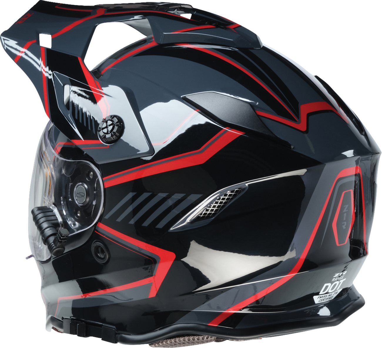 Z1R Range 2.0 Snow Helmet - Rotor - Black/Red - Medium 0101-17231