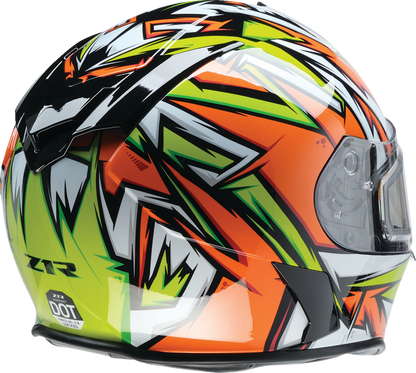 Z1R Warrant Snow Helmet - Neuron - Orange/Green - 2XL 0101-17228