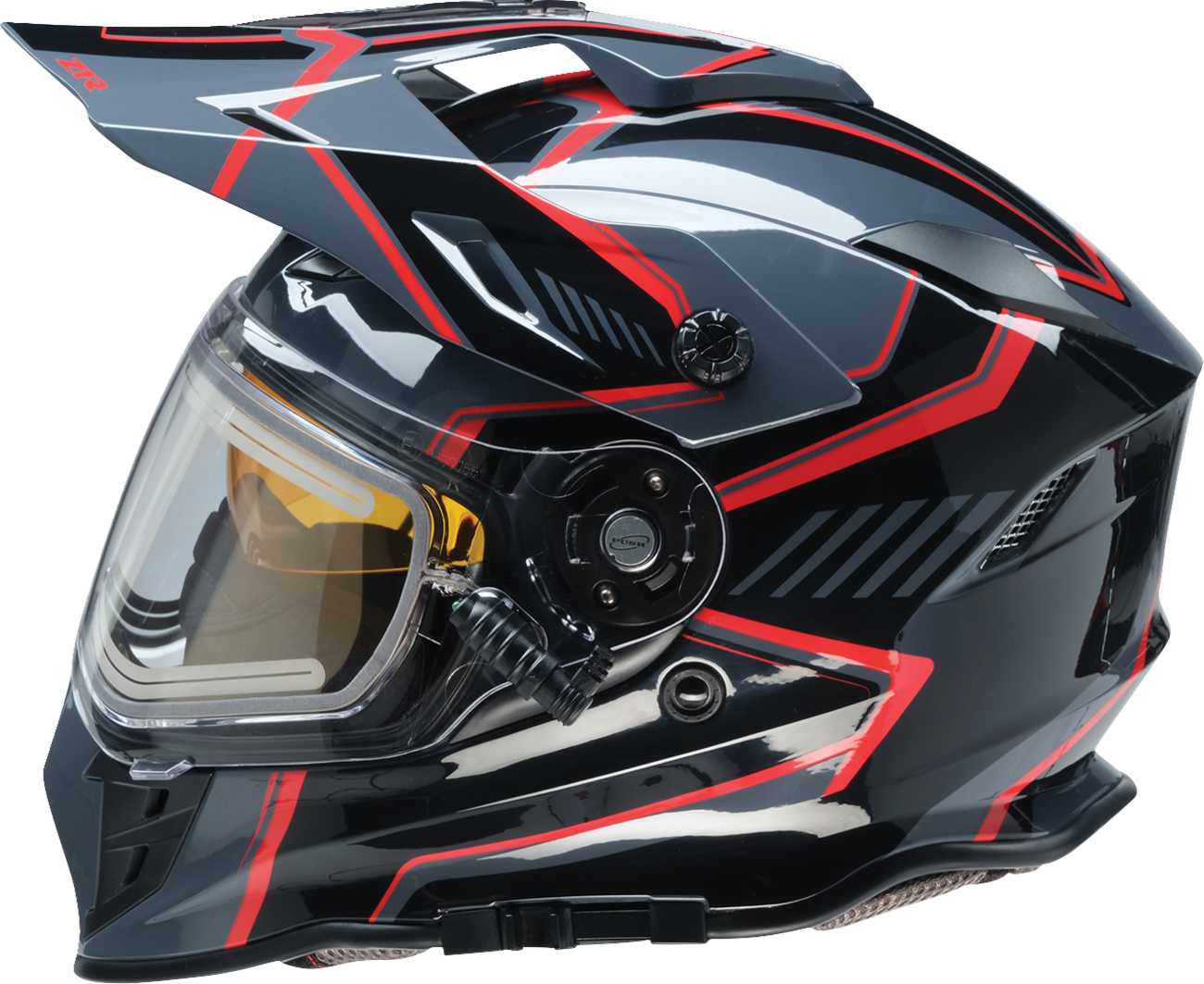 Z1R Range 2.0 Snow Helmet - Rotor - Black/Red - Small 0101-17230