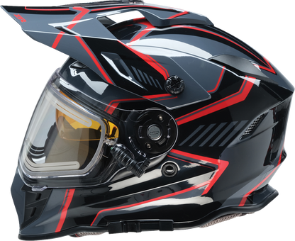 Z1R Range 2.0 Snow Helmet - Rotor - Black/Red - 2XL 0101-17234