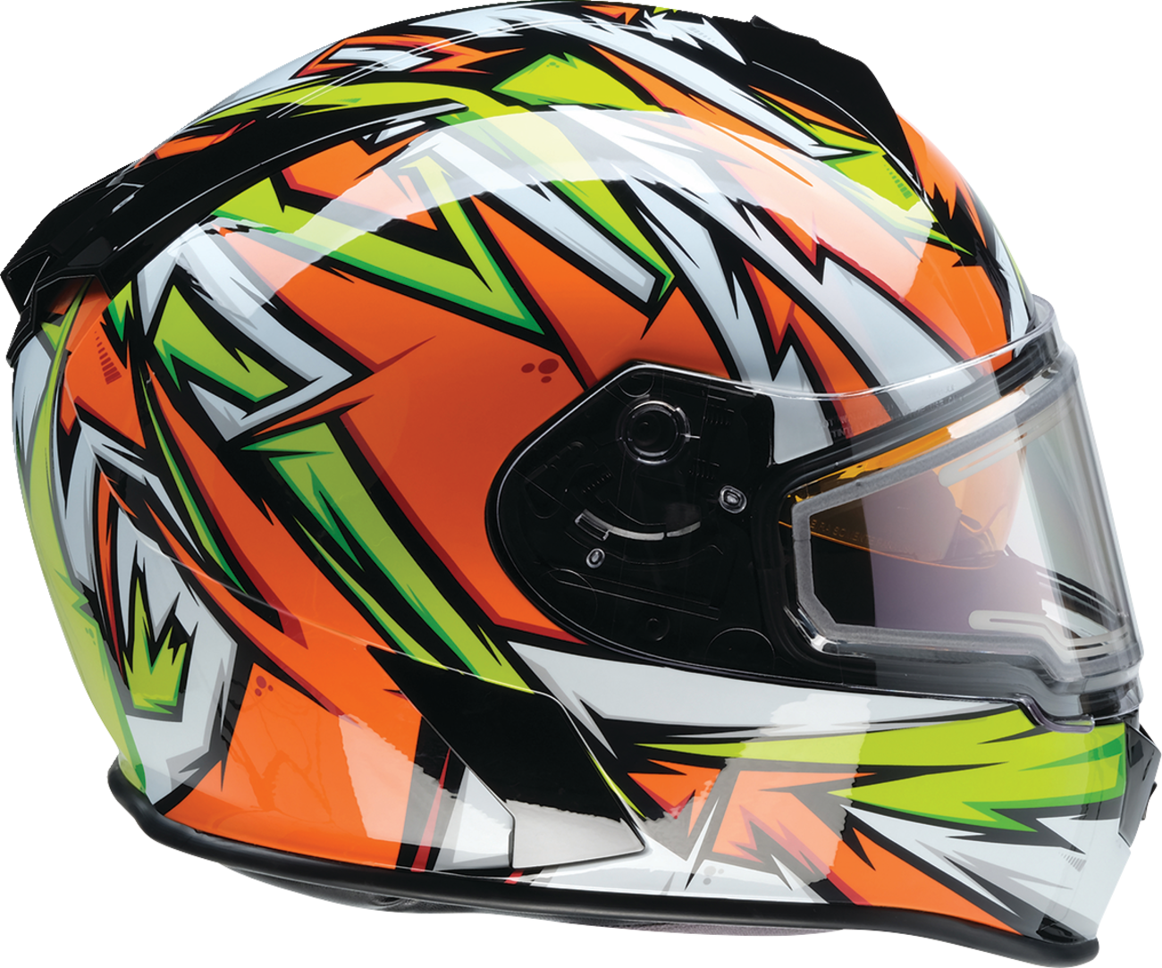 Z1R Warrant Snow Helmet - Neuron - Orange/Green - 2XL 0101-17228