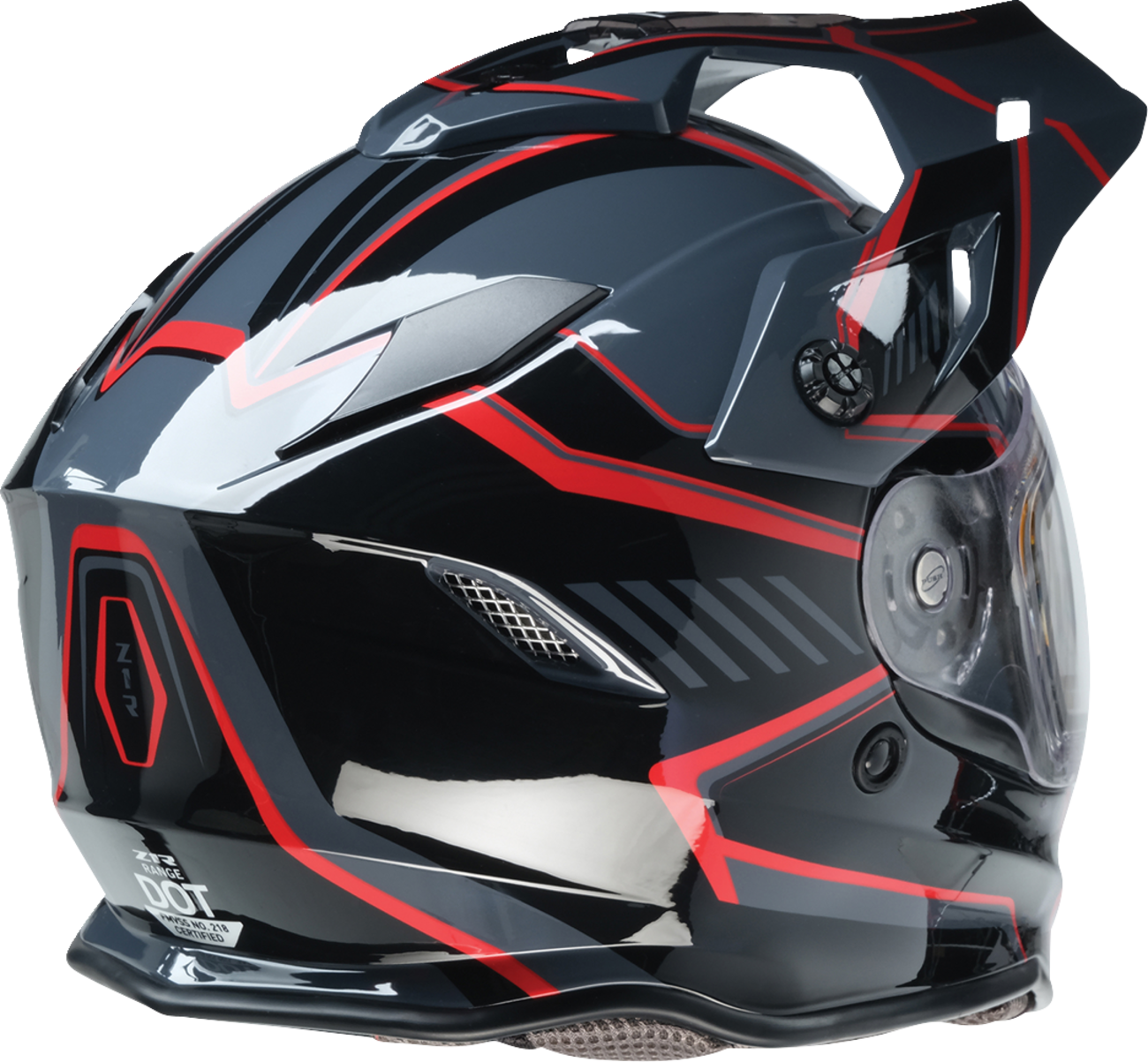 Z1R Range 2.0 Snow Helmet - Rotor - Black/Red - XL 0101-17233