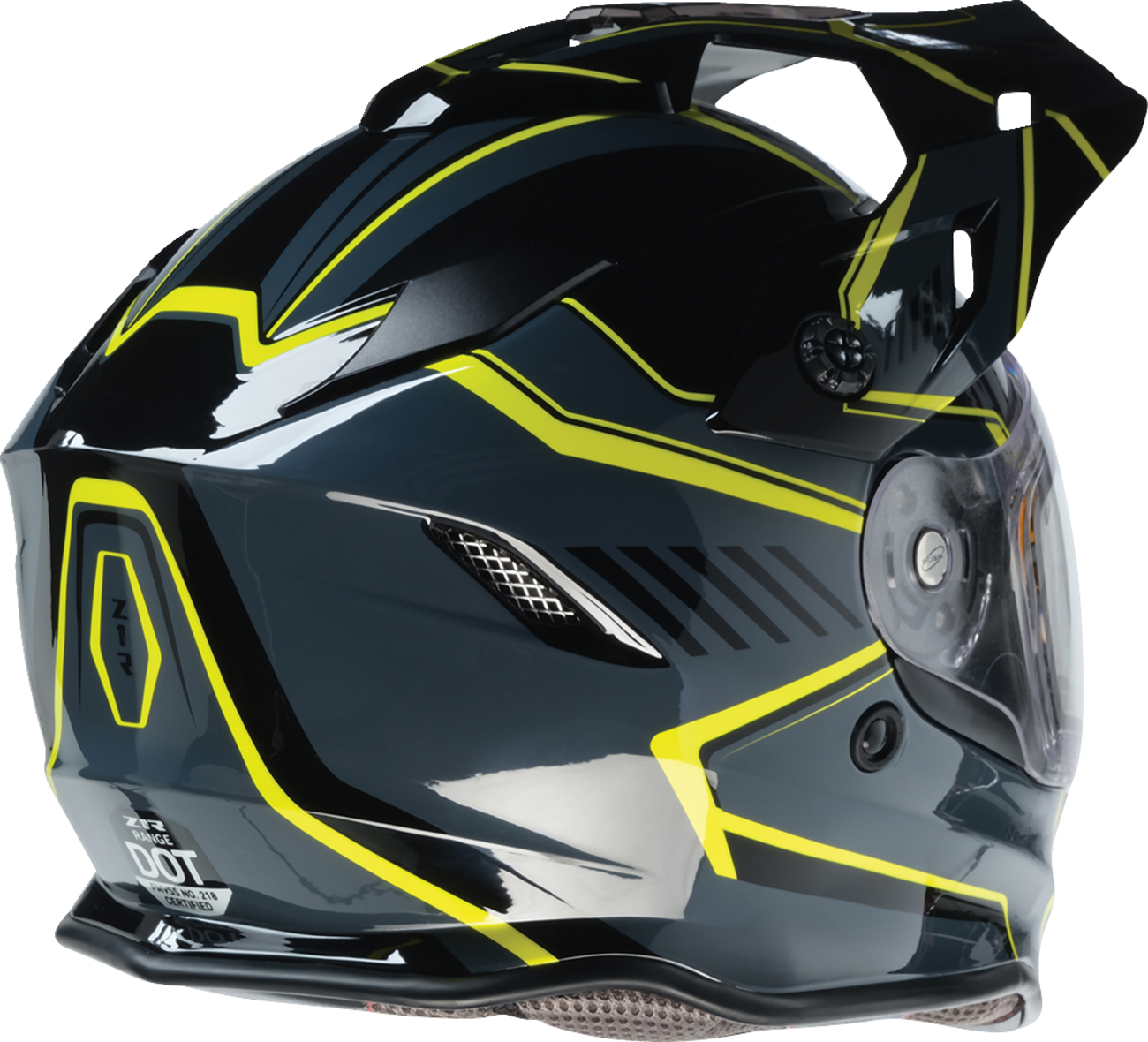 Z1R Range 2.0 Snow Helmet - Rotor - Black/Hi-Viz - Large 0101-17244
