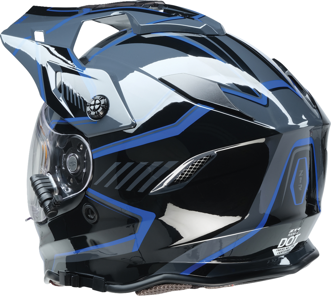 Z1R Range 2.0 Snow Helmet - Rotor - Black/Blue - Large 0101-17256