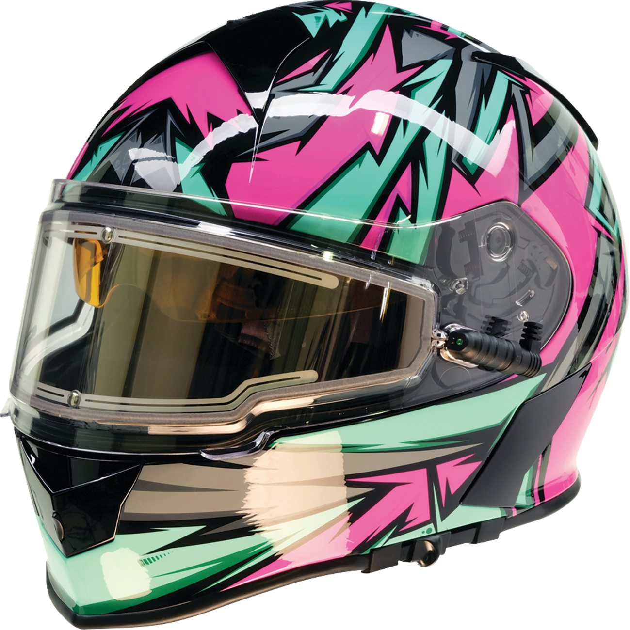 Z1R Warrant Snow Helmet - Neuron - Pink/Teal - Large 0101-17214