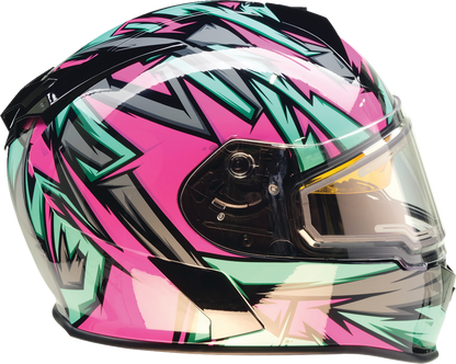 Z1R Warrant Snow Helmet - Neuron - Pink/Teal - Medium 0101-17211