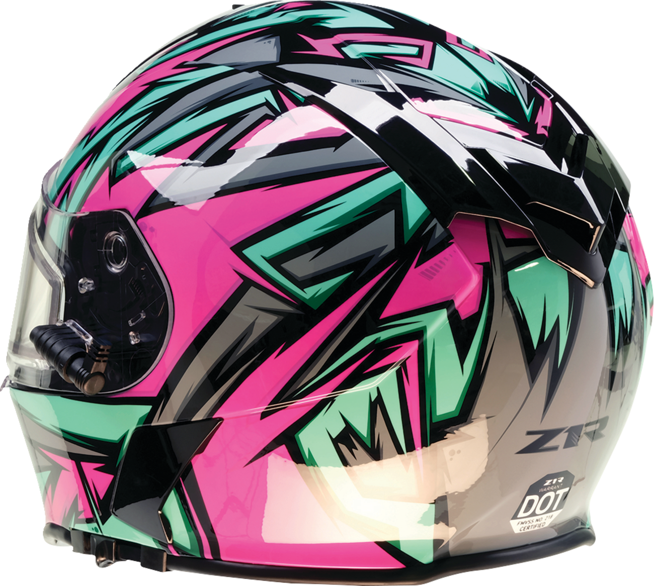 Z1R Warrant Snow Helmet - Neuron - Pink/Teal - Medium 0101-17211