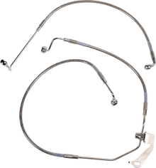 DRAG SPECIALTIES Brake Line - Rear - Non-ABS - Stainless Steel 640232