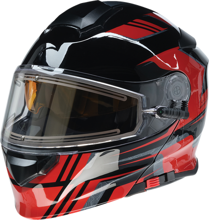 Z1R Solaris 2.0 Helmet - First Tracks - Electric - Dual Pane - Black/Red - Small 0120-0826