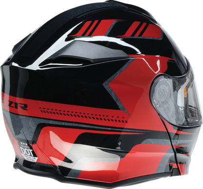Z1R Solaris 2.0 Helmet - First Tracks - Electric - Dual Pane - Black/Red - Medium 0120-0827
