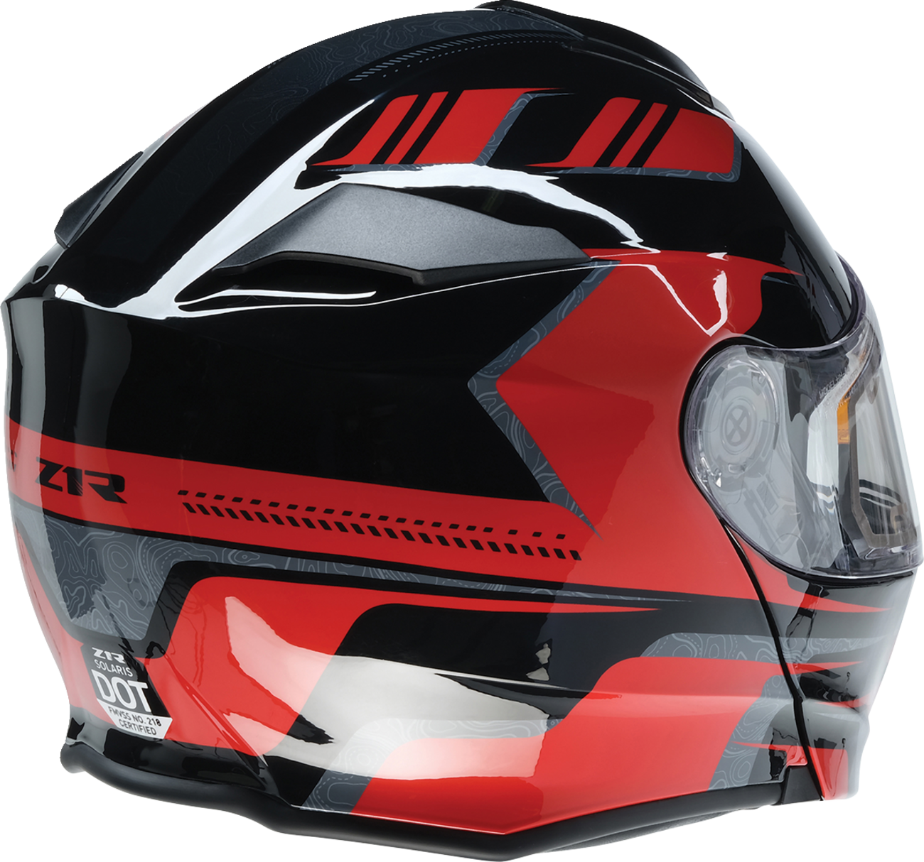 Z1R Solaris 2.0 Helmet - First Tracks - Electric - Dual Pane - Black/Red - Small 0120-0826