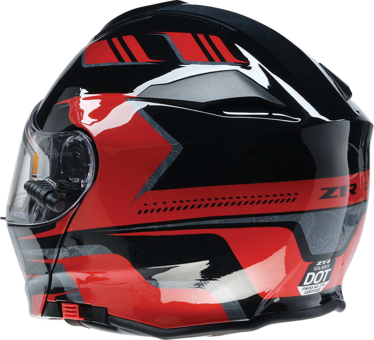 Z1R Solaris 2.0 Helmet - First Tracks - Electric - Dual Pane - Black/Red - XS 0120-0825