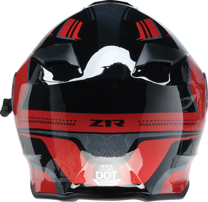 Z1R Solaris 2.0 Helmet - First Tracks - Electric - Dual Pane - Black/Red - Small 0120-0826