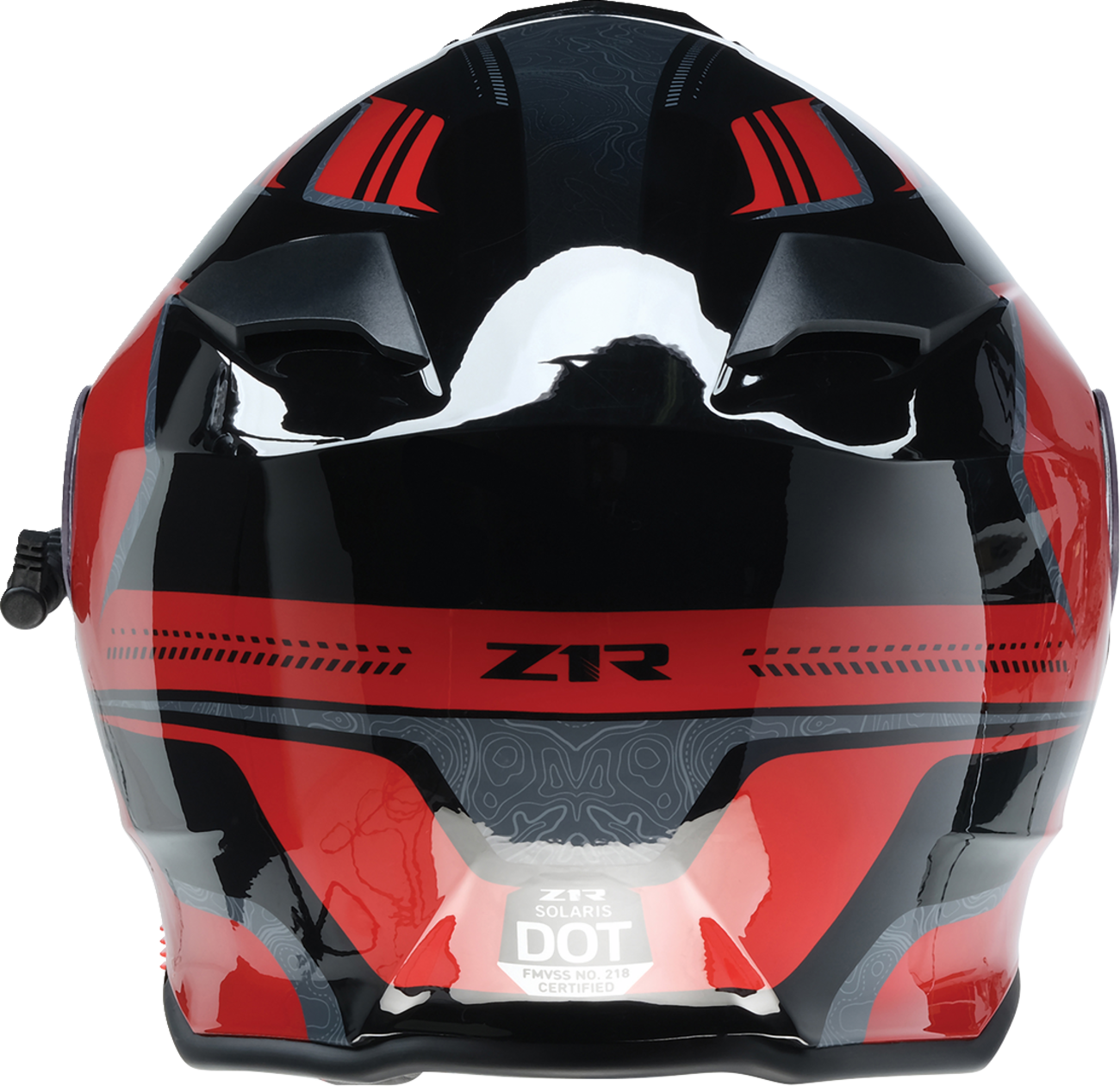 Z1R Solaris 2.0 Helmet - First Tracks - Electric - Dual Pane - Black/Red - Medium 0120-0827