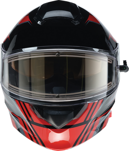 Z1R Solaris 2.0 Helmet - First Tracks - Electric - Dual Pane - Black/Red - Large 0120-0828