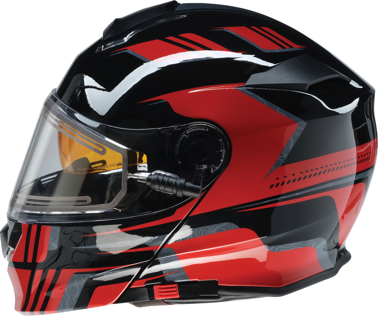 Z1R Solaris 2.0 Helmet - First Tracks - Electric - Dual Pane - Black/Red - 2XL 0120-0830