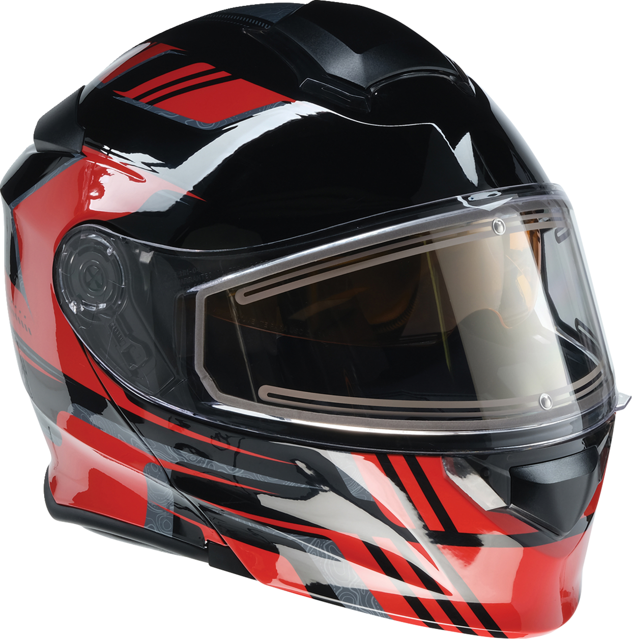 Z1R Solaris 2.0 Helmet - First Tracks - Electric - Dual Pane - Black/Red - Large 0120-0828