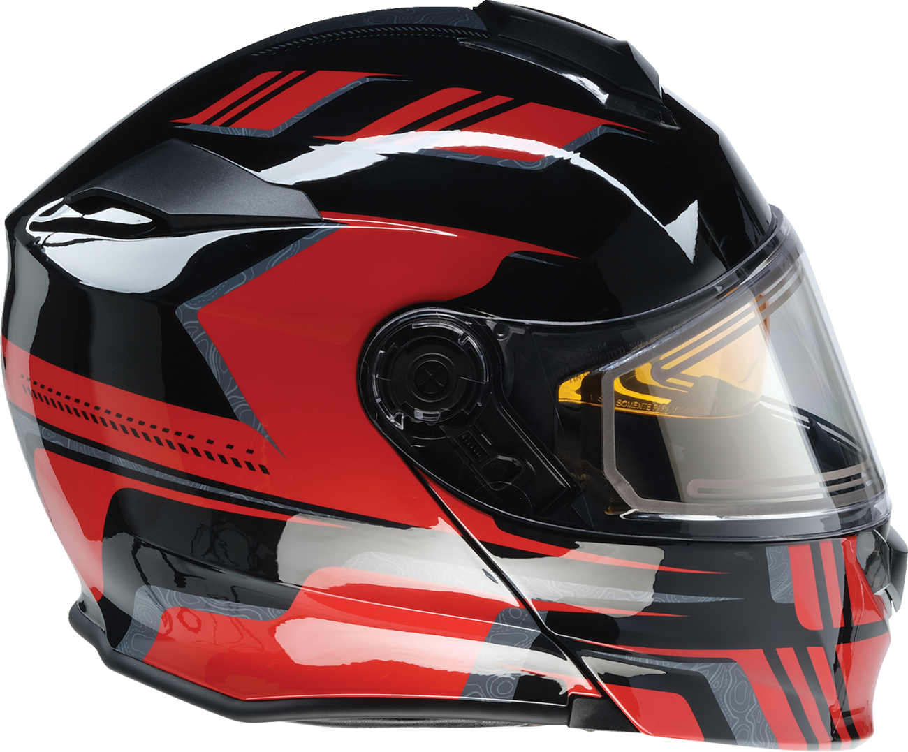 Z1R Solaris 2.0 Helmet - First Tracks - Electric - Dual Pane - Black/Red - 2XL 0120-0830