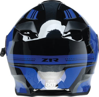 Z1R Solaris 2.0 Helmet - First Tracks - Electric - Dual Pane - Black/Blue - XS 0120-0831