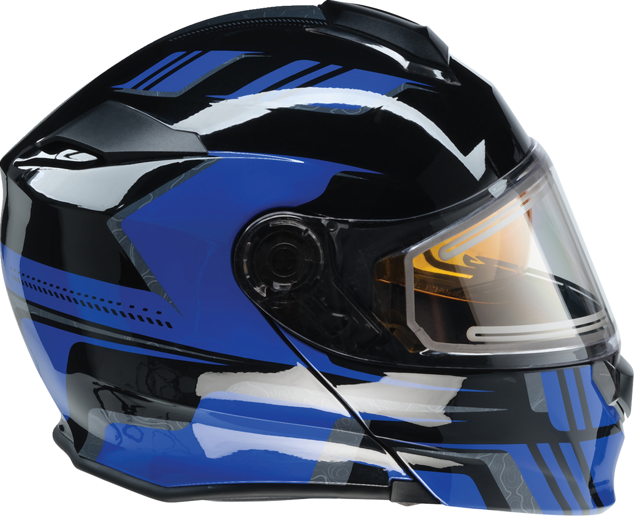 Z1R Solaris 2.0 Helmet - First Tracks - Electric - Dual Pane - Black/Blue - Medium 0120-0833