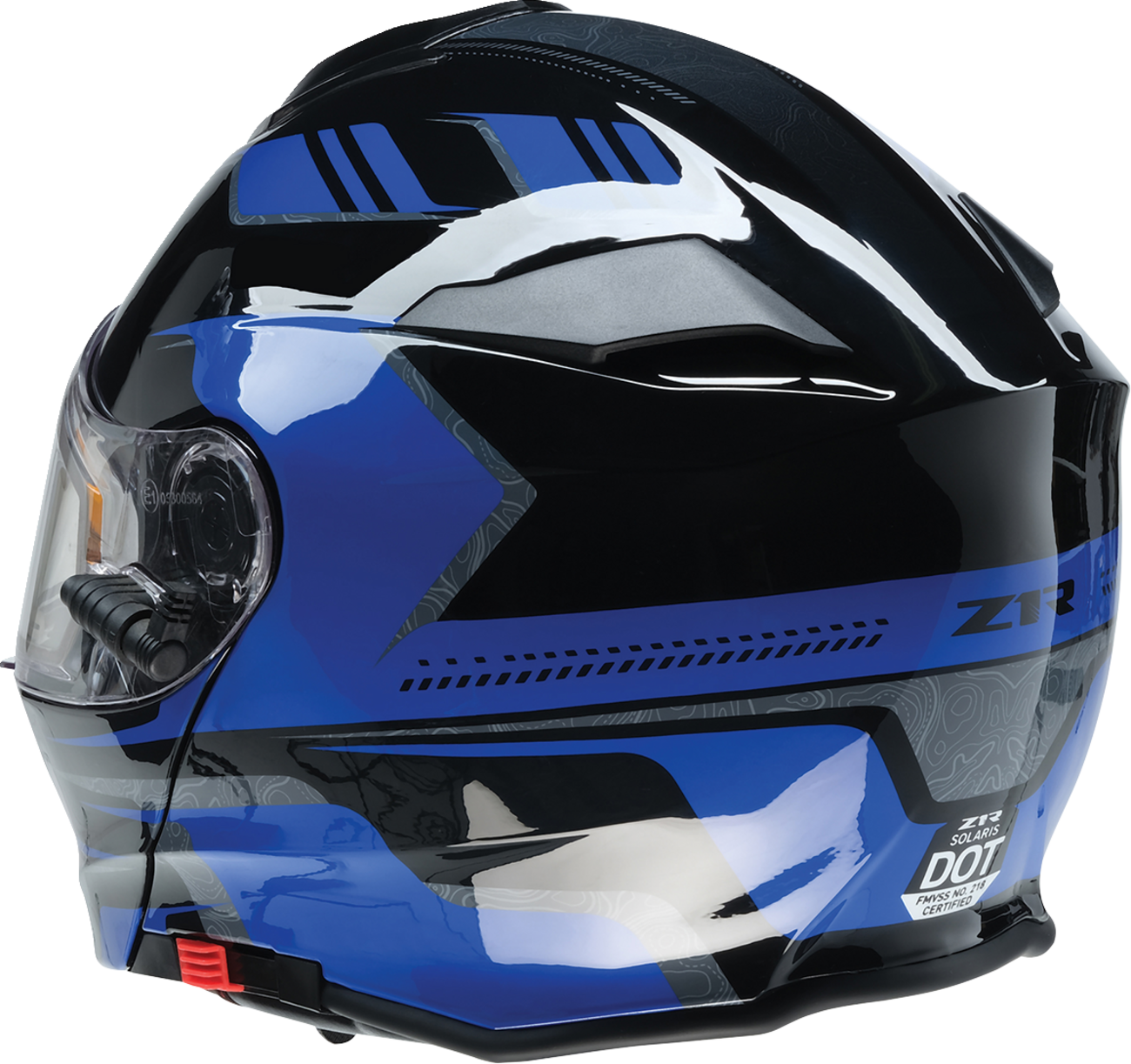 Z1R Solaris 2.0 Helmet - First Tracks - Electric - Dual Pane - Black/Blue - Medium 0120-0833