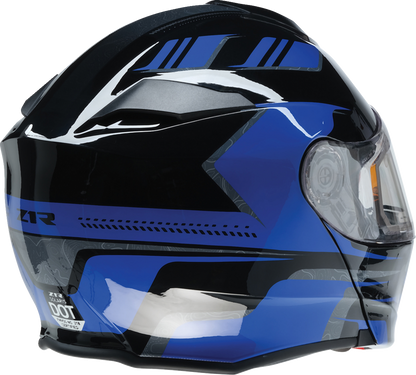 Z1R Solaris 2.0 Helmet - First Tracks - Electric - Dual Pane - Black/Blue - Large 0120-0834