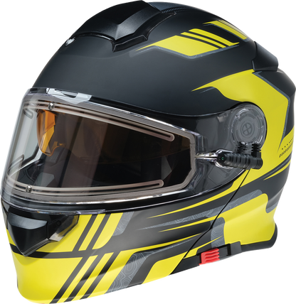 Z1R Solaris 2.0 Helmet - First Tracks - Electric - Dual Pane - Black/Hi-Viz - XS 0120-0837