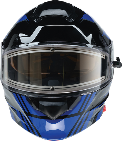 Z1R Solaris 2.0 Helmet - First Tracks - Electric - Dual Pane - Black/Blue - 2XL 0120-0836