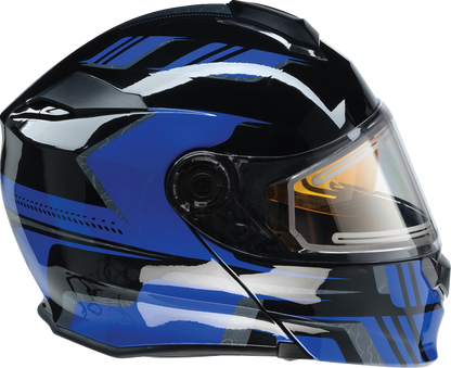 Z1R Solaris 2.0 Helmet - First Tracks - Electric - Dual Pane - Black/Blue - 2XL 0120-0836