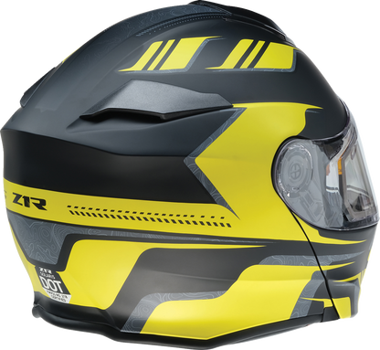 Z1R Solaris 2.0 Helmet - First Tracks - Electric - Dual Pane - Black/Hi-Viz - XS 0120-0837