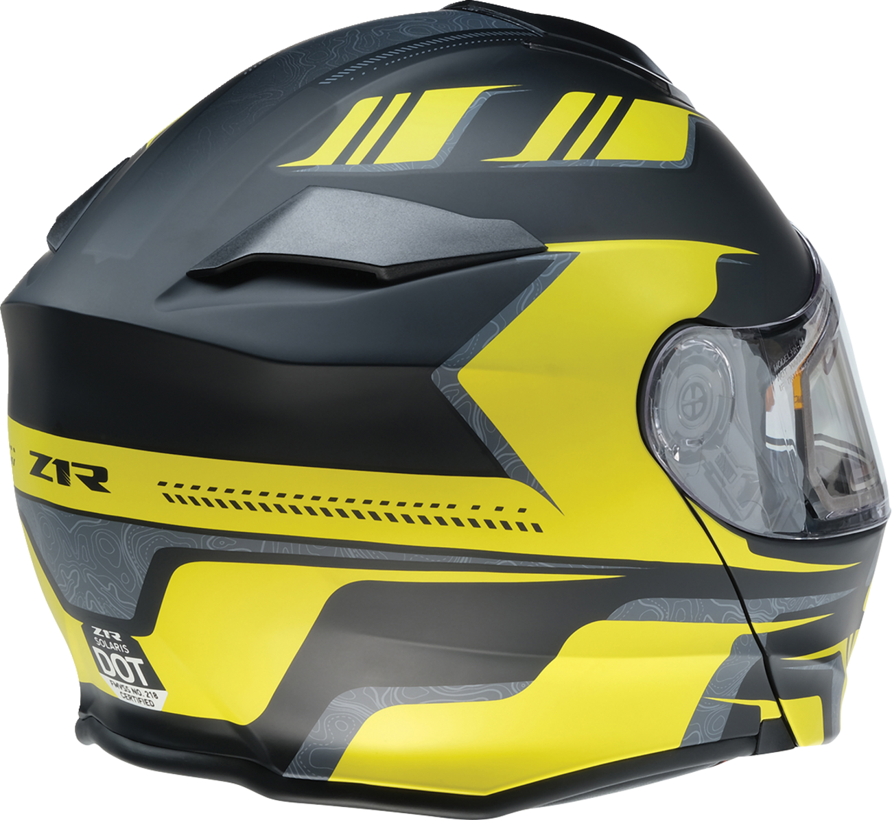 Z1R Solaris 2.0 Helmet - First Tracks - Electric - Dual Pane - Black/Hi-Viz - Medium 0120-0839