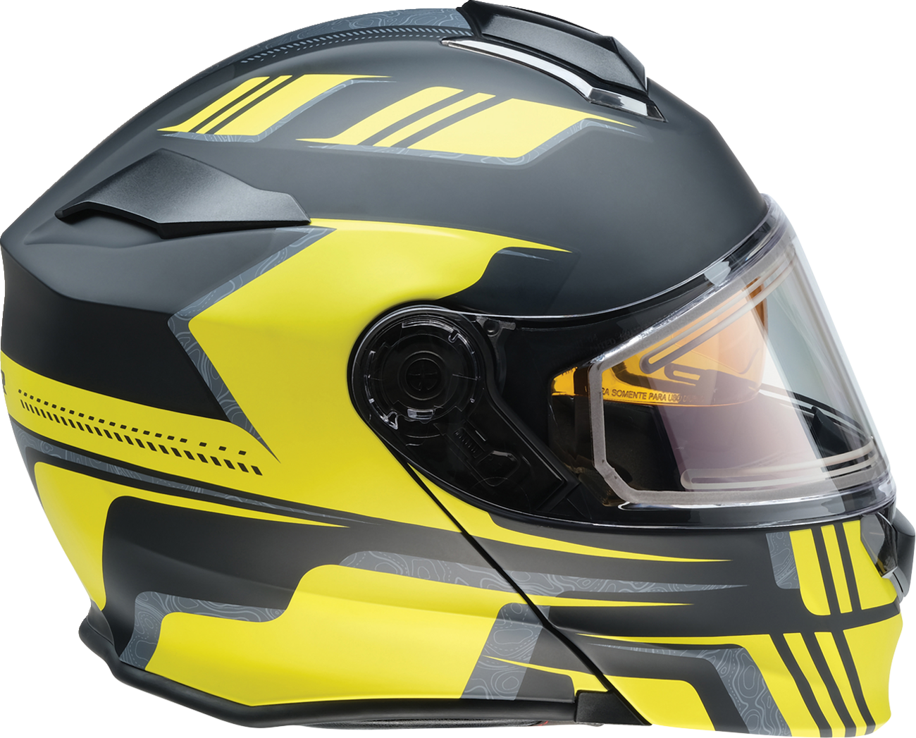 Z1R Solaris 2.0 Helmet - First Tracks - Electric - Dual Pane - Black/Hi-Viz - Medium 0120-0839