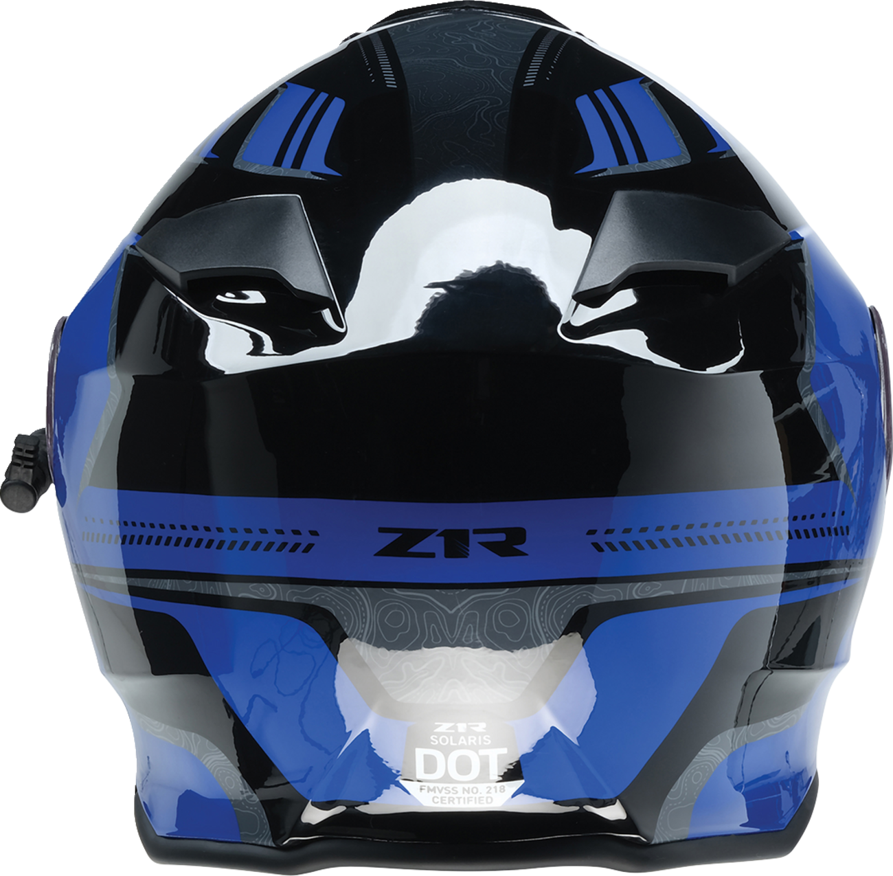 Z1R Solaris 2.0 Helmet - First Tracks - Electric - Dual Pane - Black/Blue - XL 0120-0835
