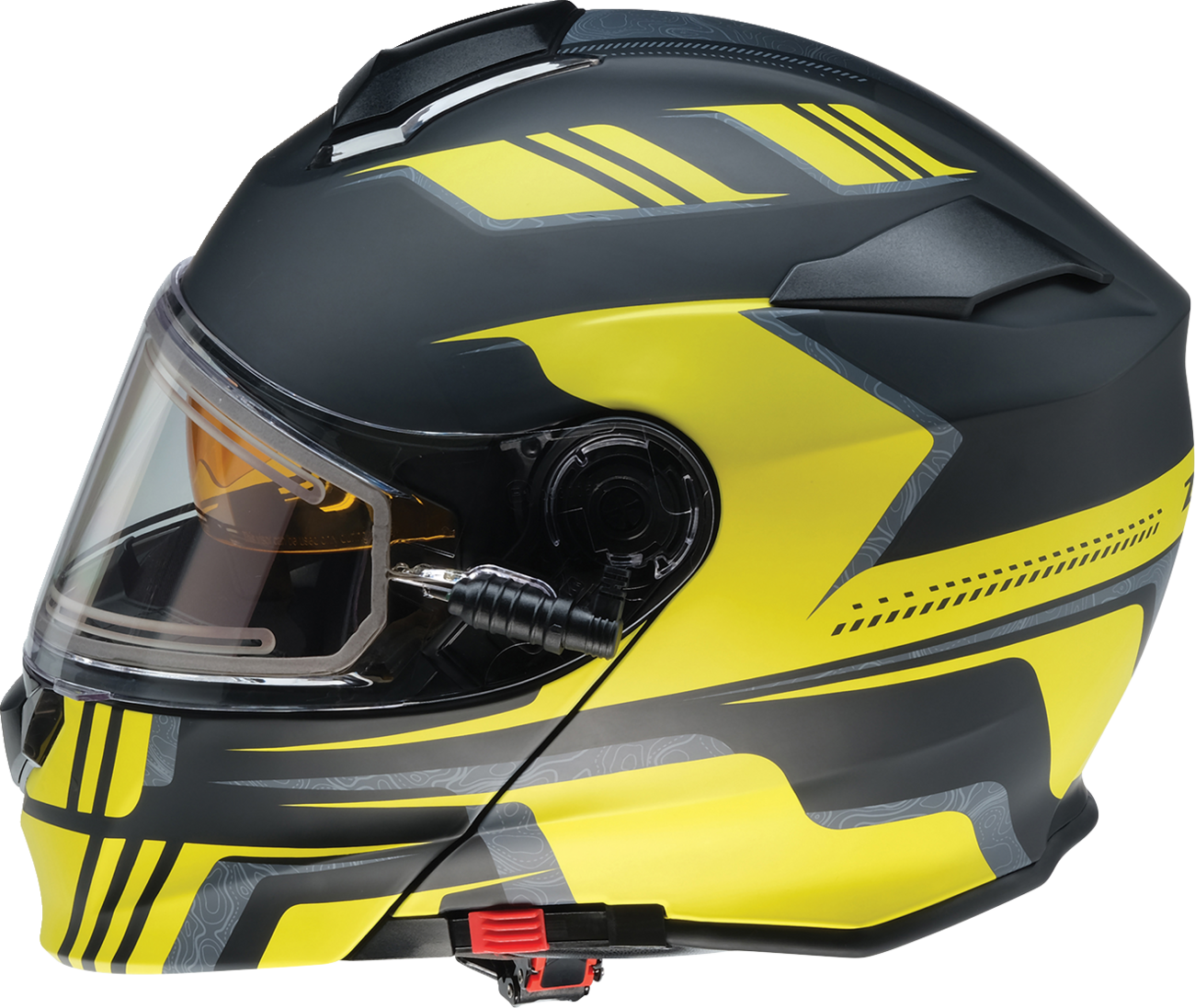 Z1R Solaris 2.0 Helmet - First Tracks - Electric - Dual Pane - Black/Hi-Viz - XL 0120-0841