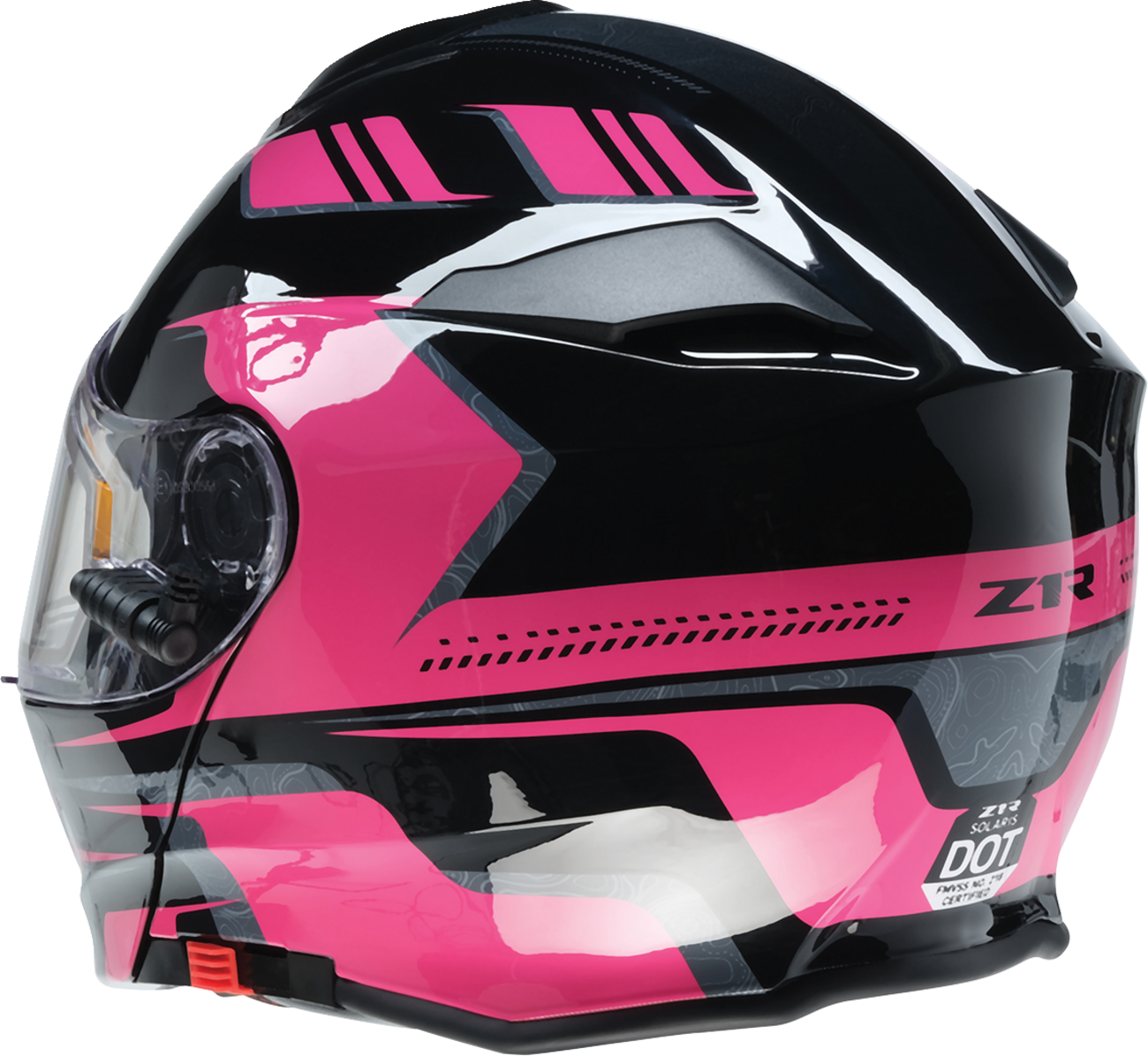 Z1R Solaris 2.0 Helmet - First Tracks - Electric - Dual Pane - Black/Pink - Small 0120-0844