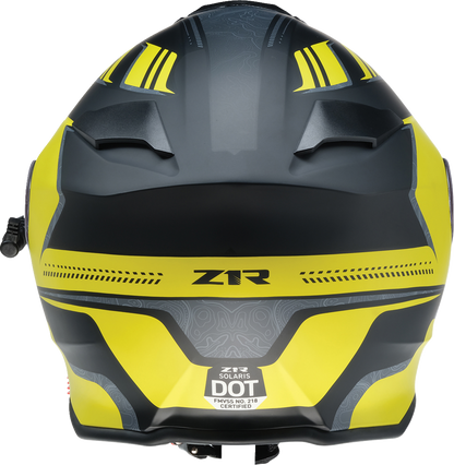 Z1R Solaris 2.0 Helmet - First Tracks - Electric - Dual Pane - Black/Hi-Viz - Large 0120-0840