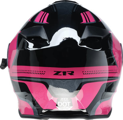 Z1R Solaris 2.0 Helmet - First Tracks - Electric - Dual Pane - Black/Pink - XS 0120-0843