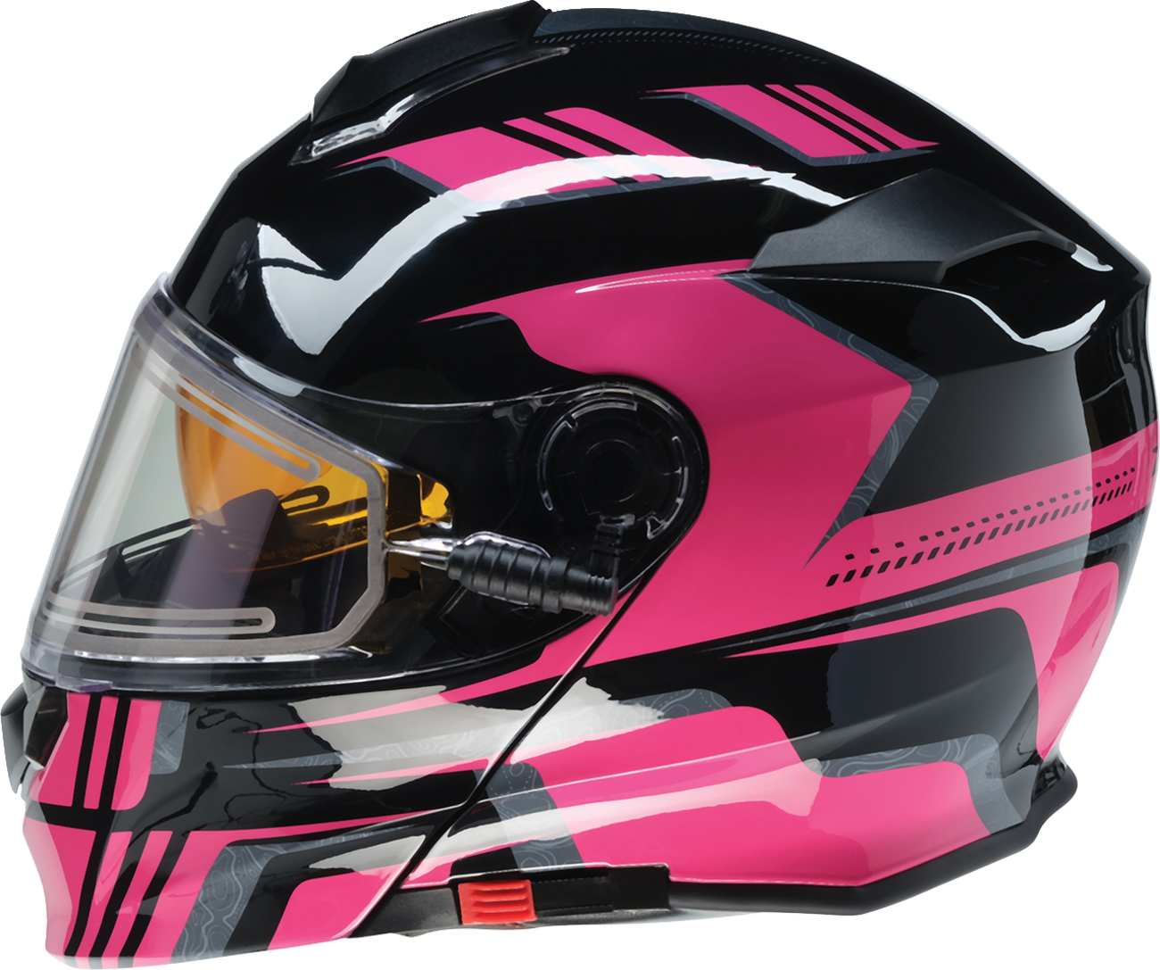 Z1R Solaris 2.0 Helmet - First Tracks - Electric - Dual Pane - Black/Pink - Medium 0120-0845