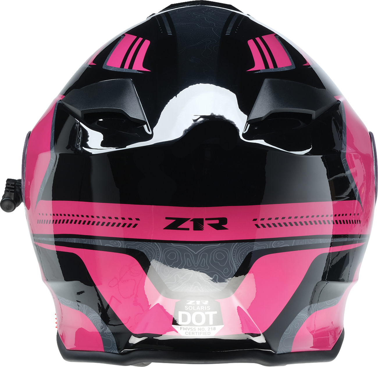 Z1R Solaris 2.0 Helmet - First Tracks - Electric - Dual Pane - Black/Pink - 2XL 0120-0848