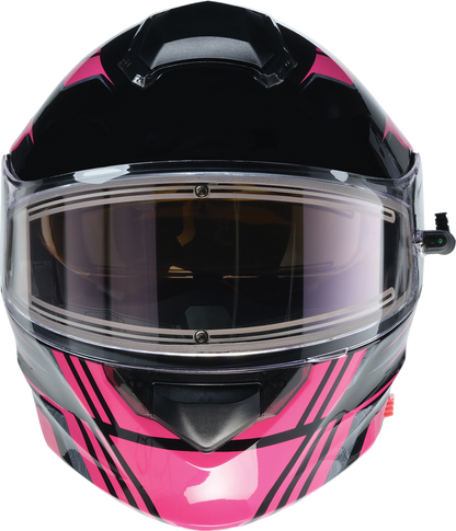 Z1R Solaris 2.0 Helmet - First Tracks - Electric - Dual Pane - Black/Pink - 2XL 0120-0848