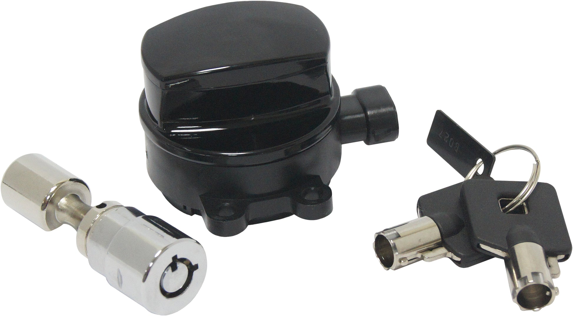 Ign Switch Fx/Flst W/Fork Lock Black