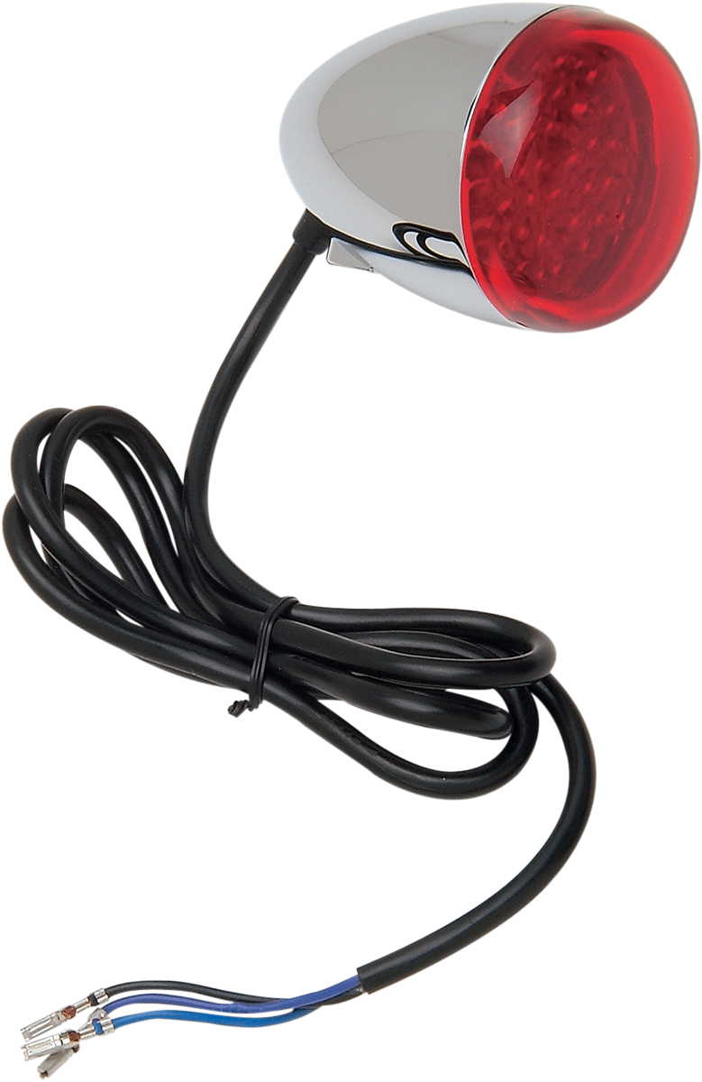 CHRIS PRODUCTS LED Turn Signal - Chrome/Red 8500R-LED